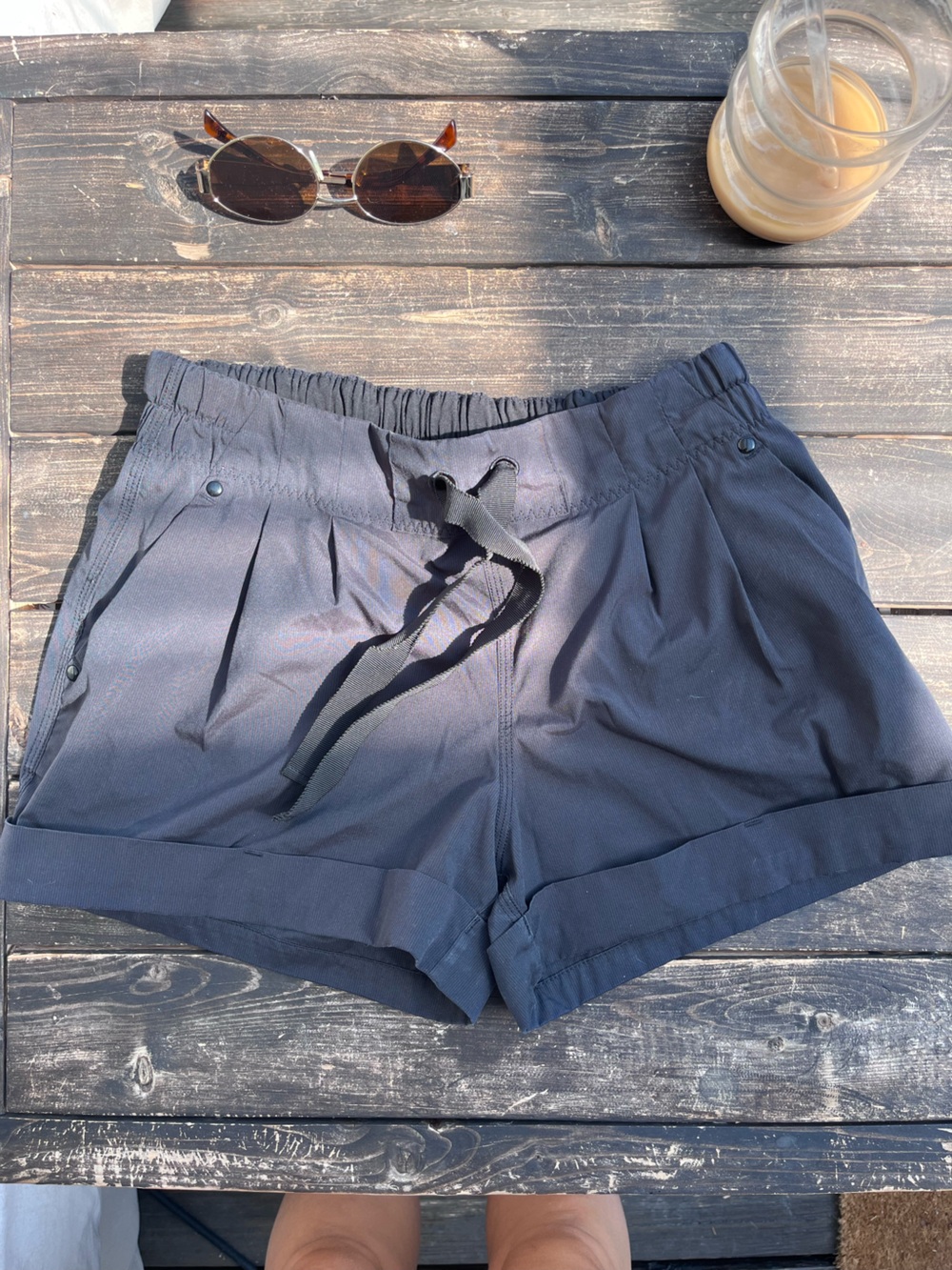 lululemon athletica Women's Black Athletic Shorts